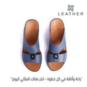 نعال عربى رجالى جلد إيطالى